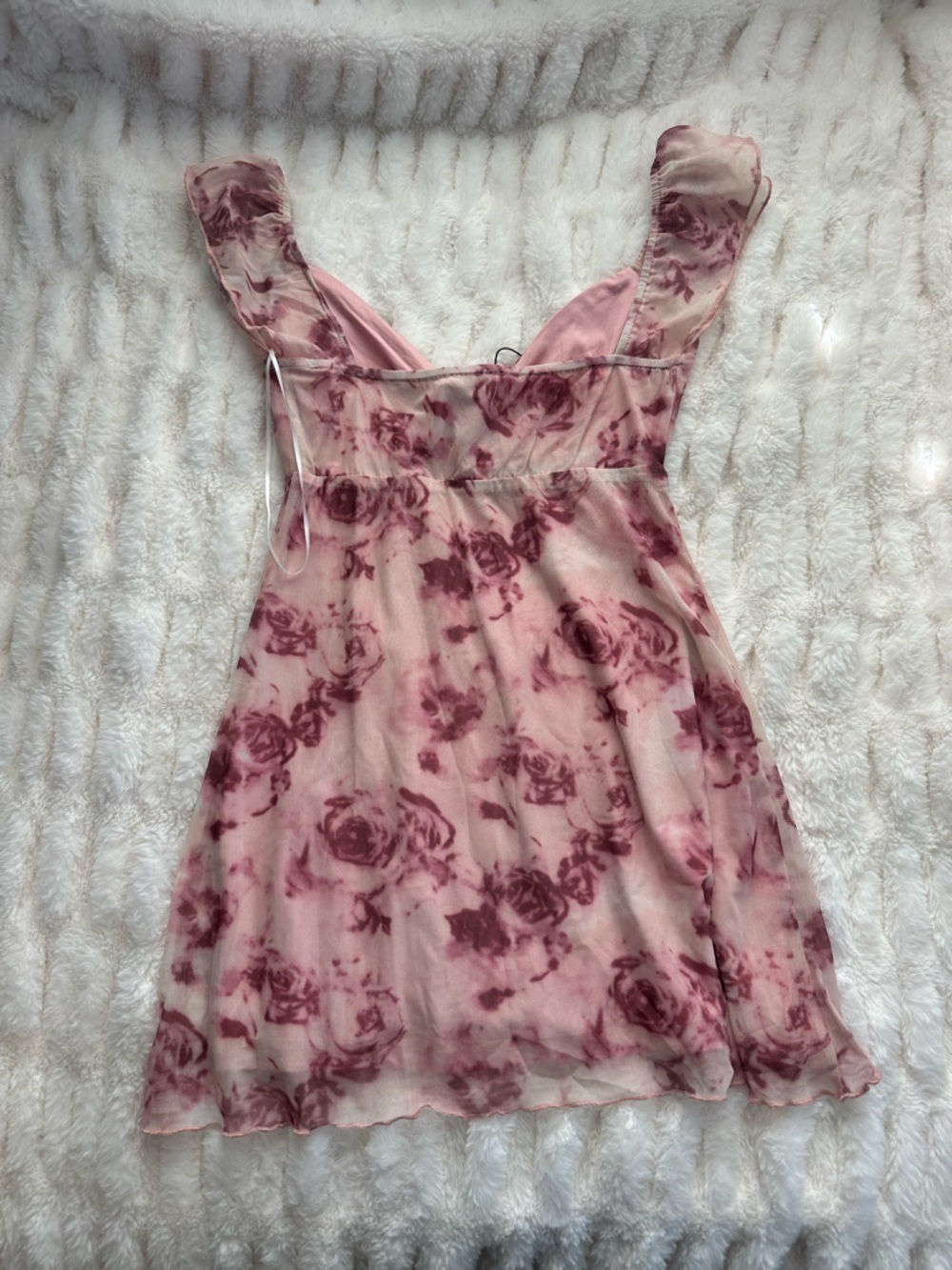 NWT Princess Polly Trigg Mini Dress - Pink Floral Size 2 - Picture 8 of 9